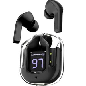 Air 31 Ultrapods Pro TWS Transparent Earbuds (Black)